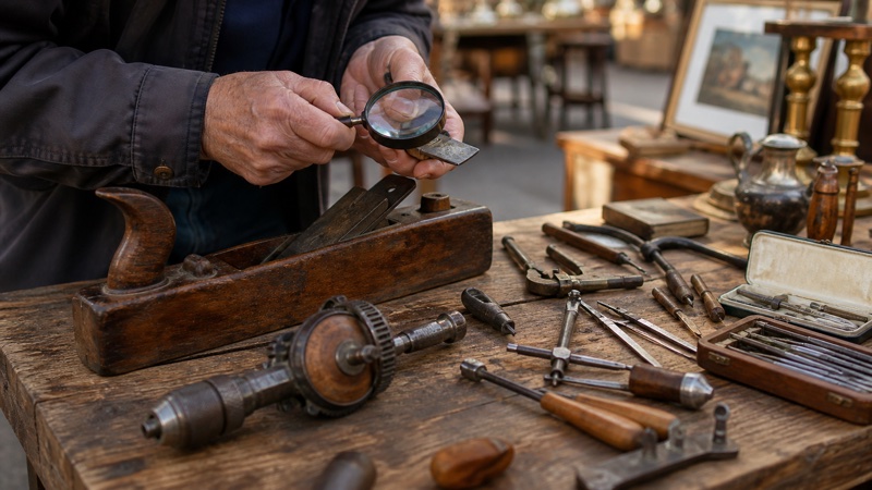 Illustration : Outils anciens de métier : comment les identifier et les collectionner