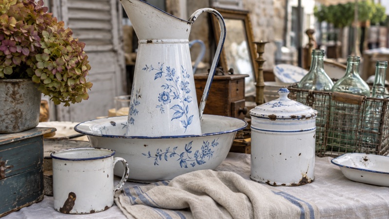 Illustration : Objets en tôle émaillée : reconnaître l’usure normale et les défauts importants