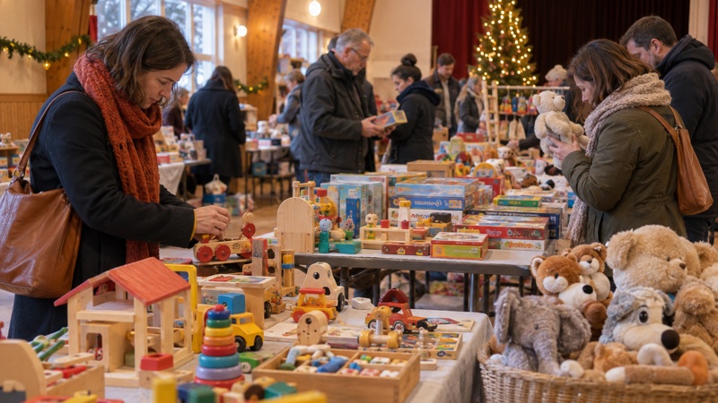 Illustration : Bourses aux jouets 2026 : préparer ses achats de Noël d’occasion