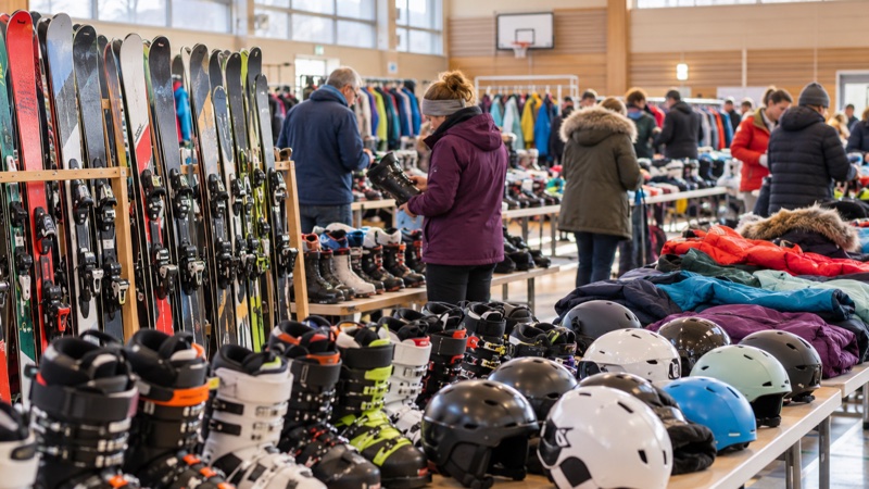 Illustration : Bourses aux skis 2026 : acheter du matériel d’occasion en sécurité