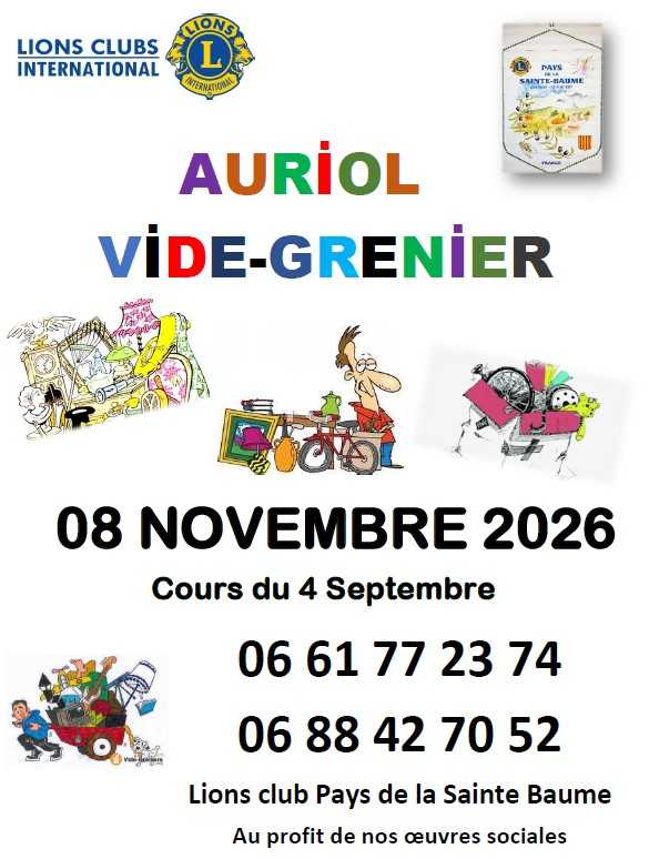 Photo de VIDE GRENIERS du Lions Club Pays de la Sainte Baume