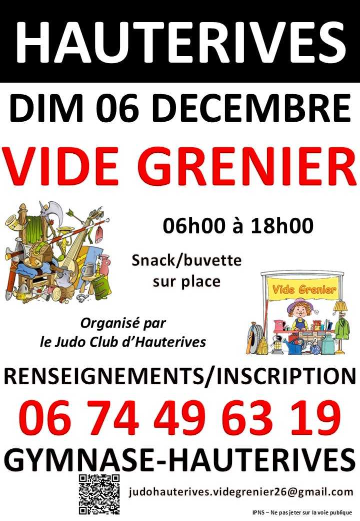 Photo de Vide grenier Judo Club Hauterives