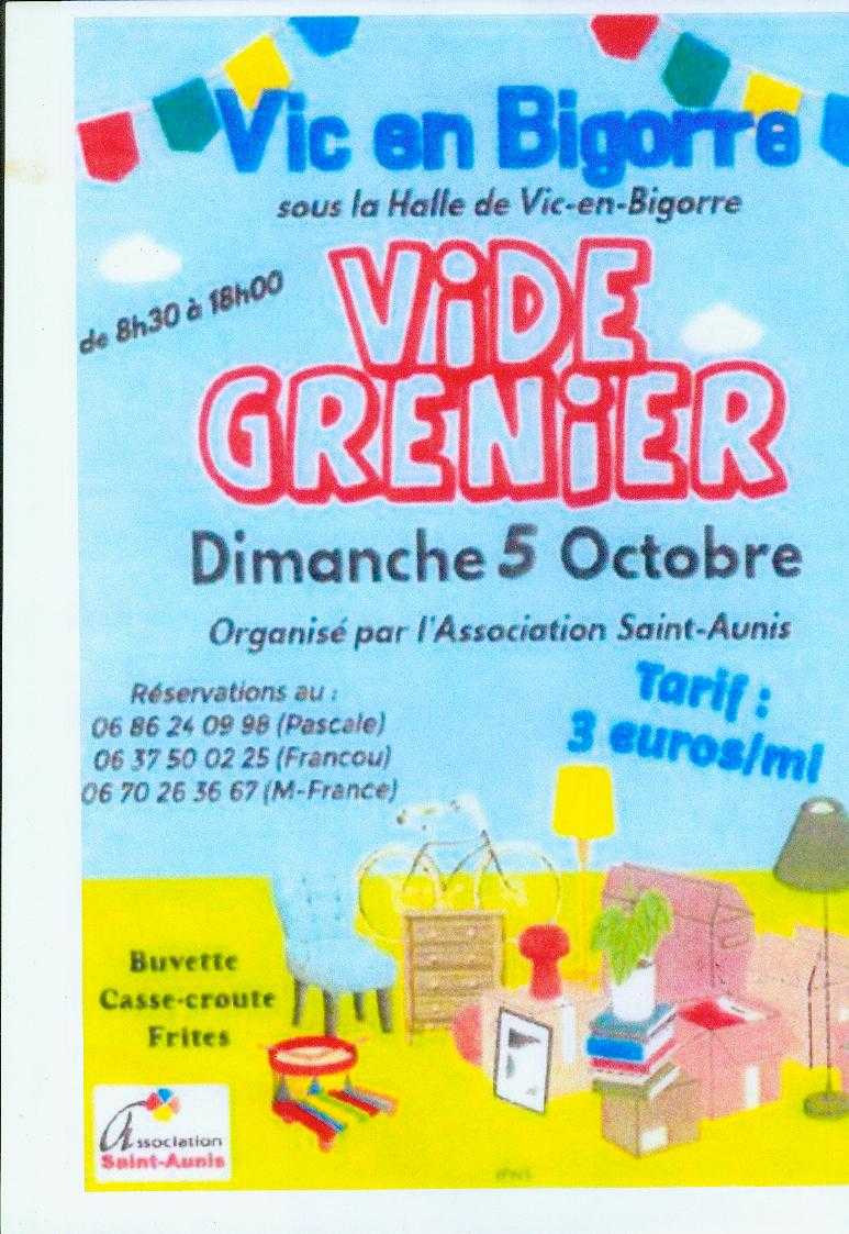 Photo de vide grenier de l'automne