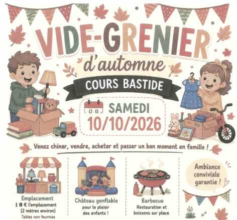 Photo de Vide-greniers d'automne Cours bastide