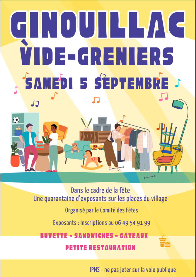 Photo de Vide-grenier à Ginouillac