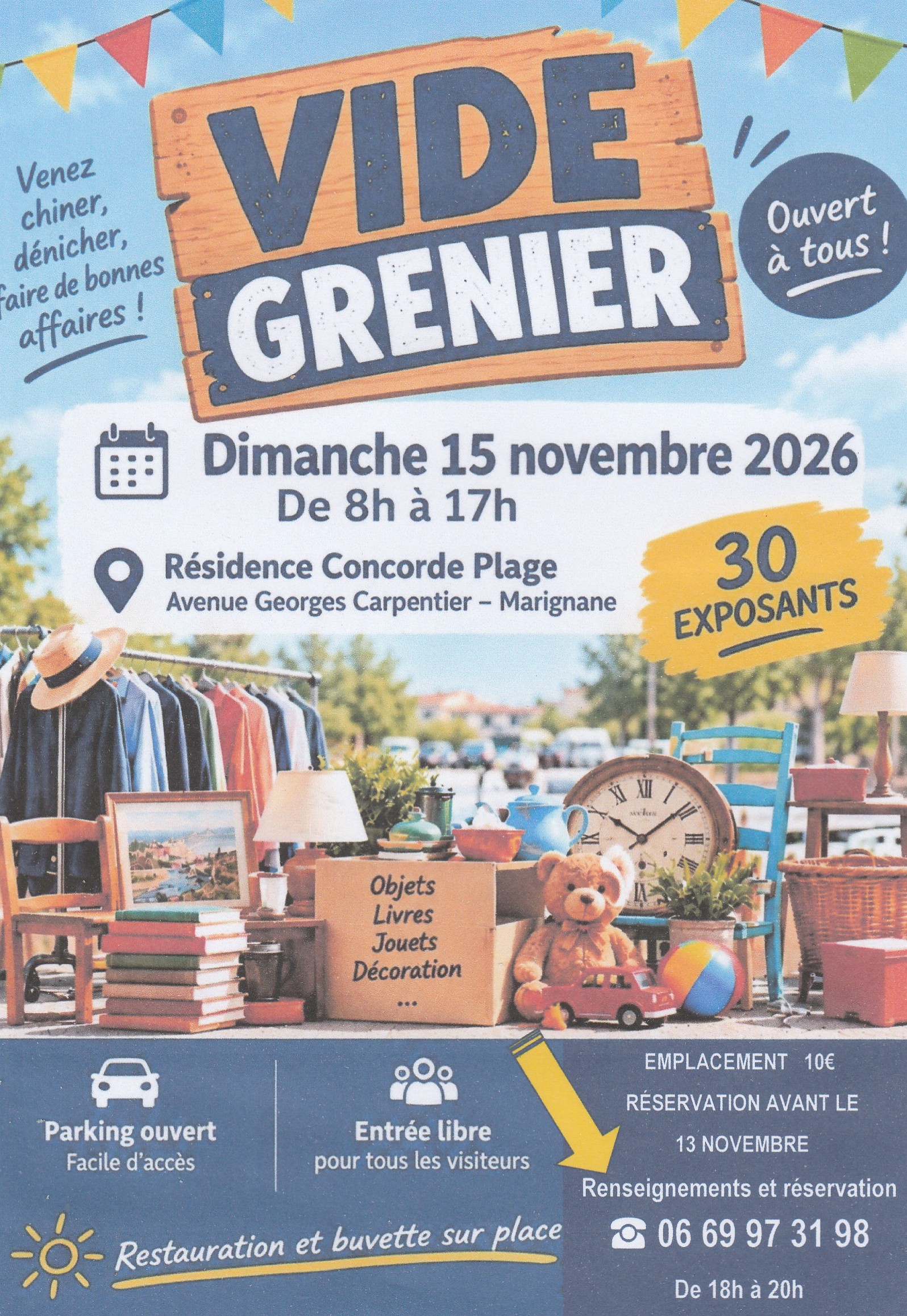 Photo de Vide-Greniers à Concorde Plage