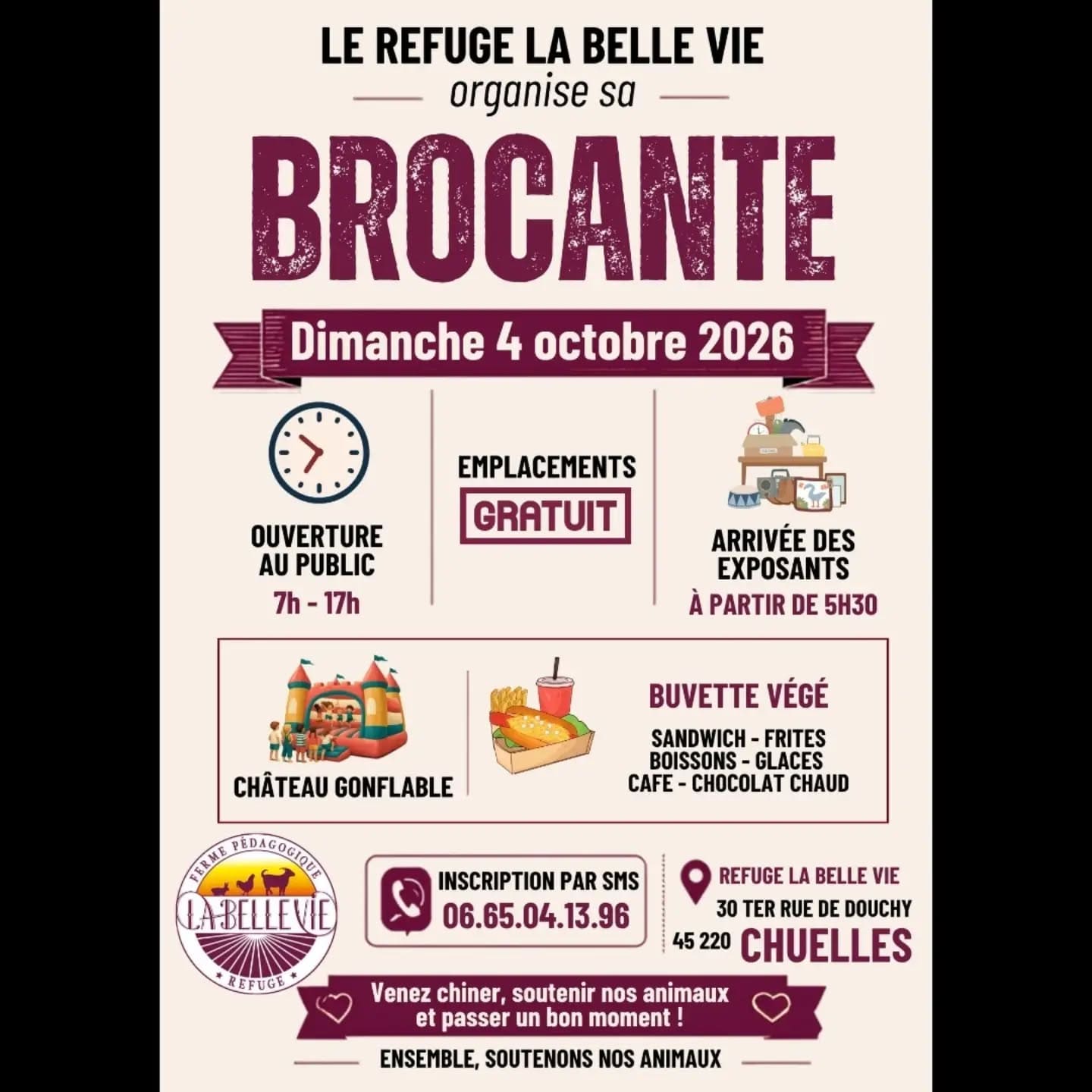 Photo de Brocante du Refuge La Belle Vie