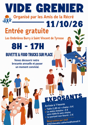 Photo de Vide grenier des Amis de la Récré