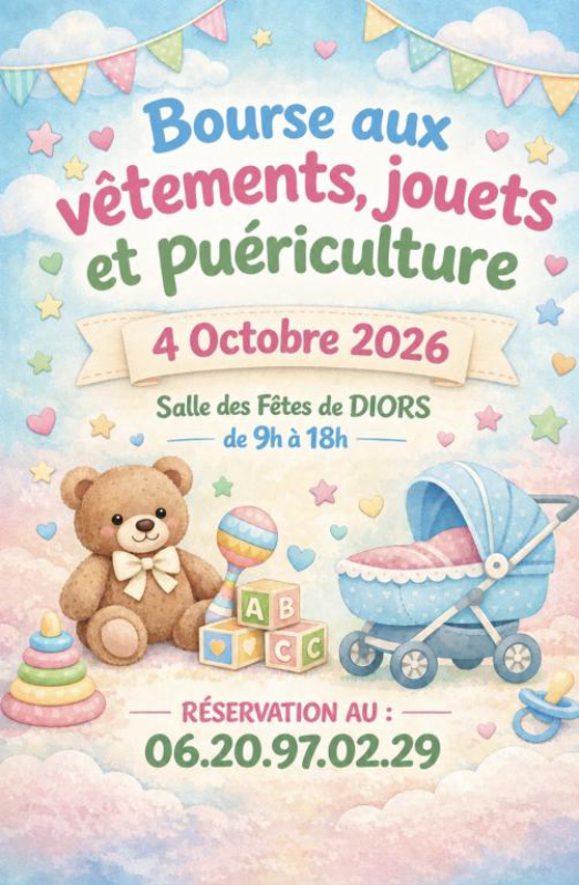 Photo de Bourse vêtements jouets puériculture