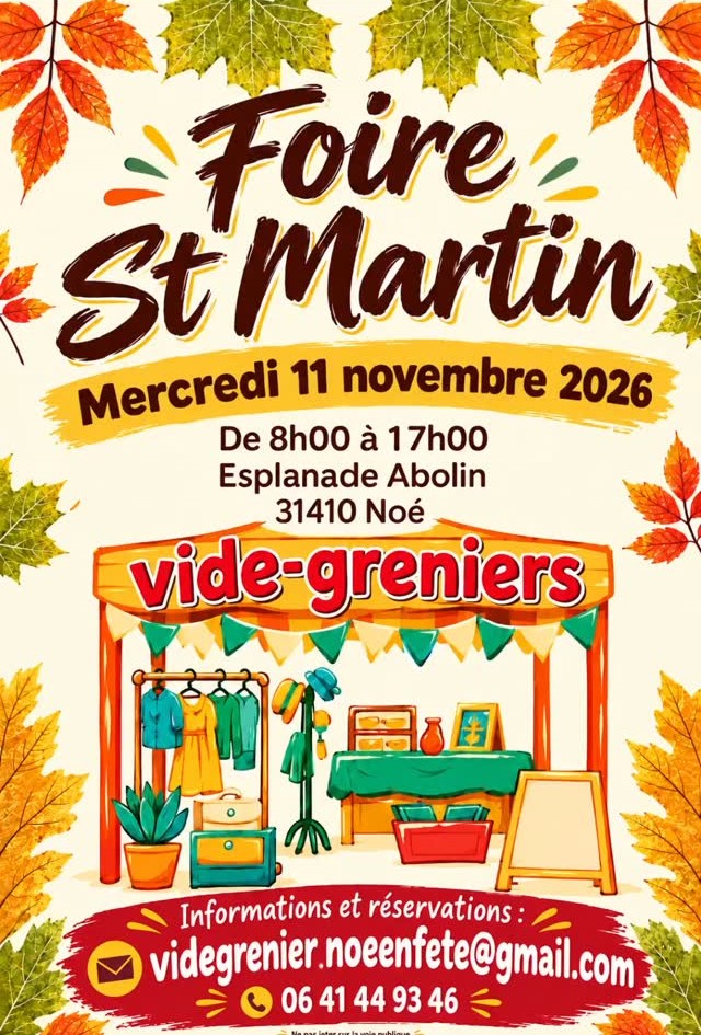Photo de FOIRE ST MARTIN - VIDE GRENIER