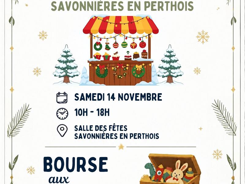Photo de Marché de Noël et bourse aux jouets
