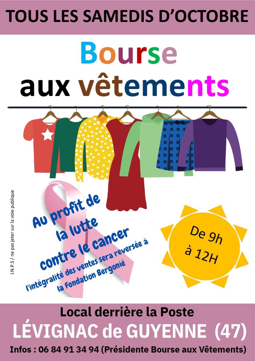 Photo de Octobre rose - Bourse aux Vêtements