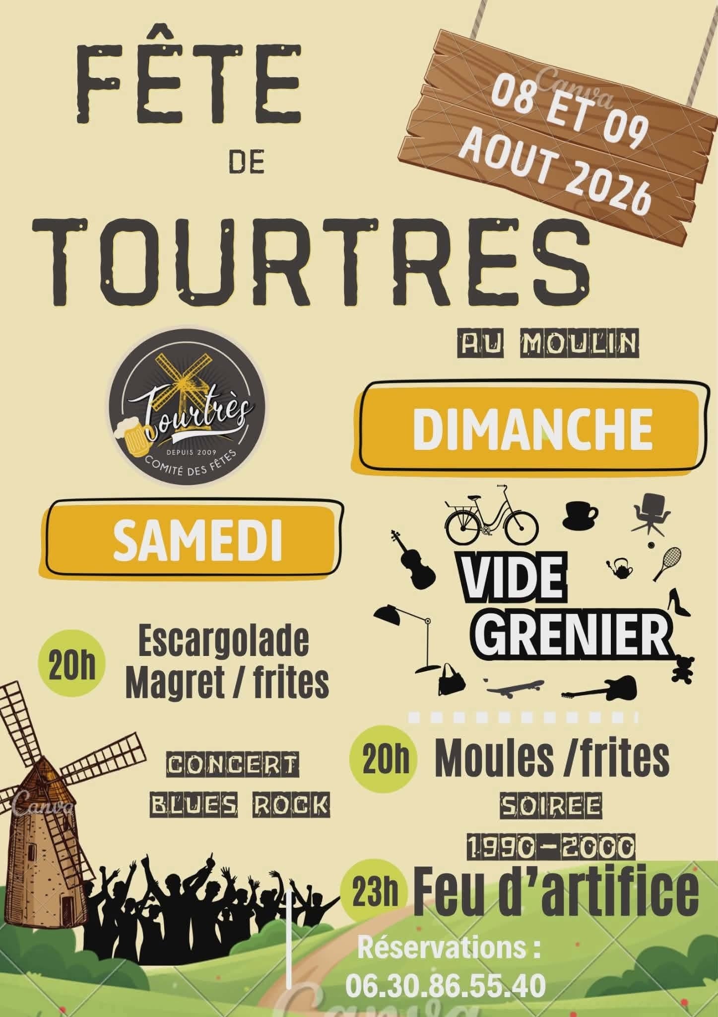 Photo de Tourtrès en fête !