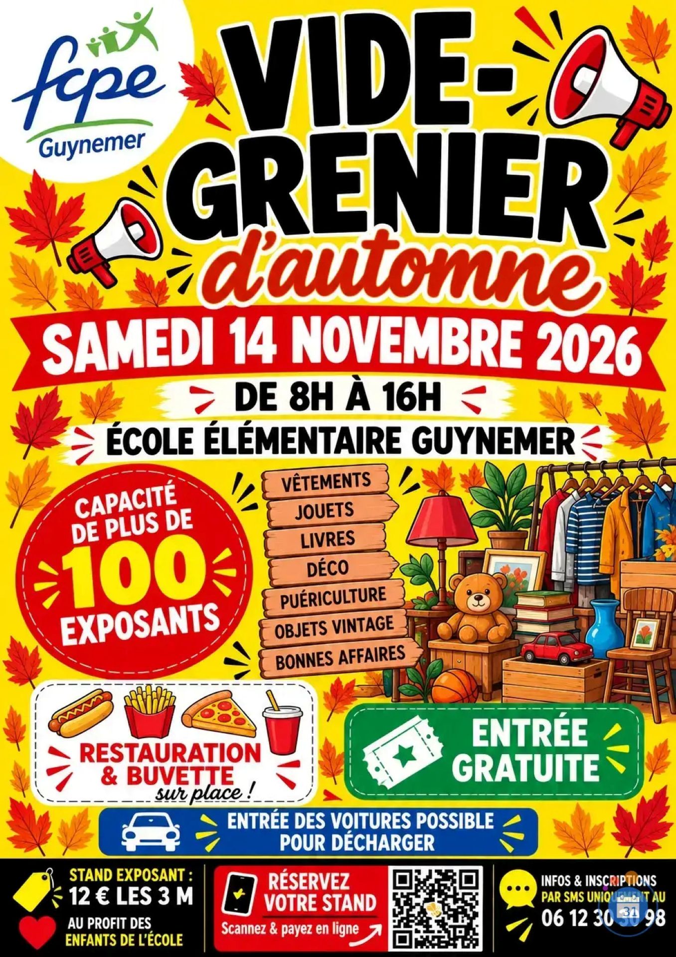 Photo de Vide-greniers d'automne à l'école élémentaire Guynemer