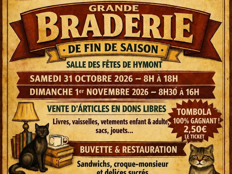 Photo de Braderie de l'association Resca'pattes