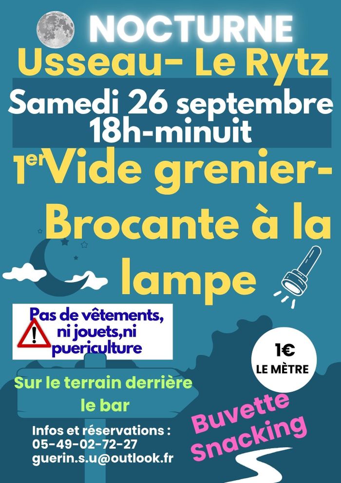 Photo de Vide grenier brocante à la lampe