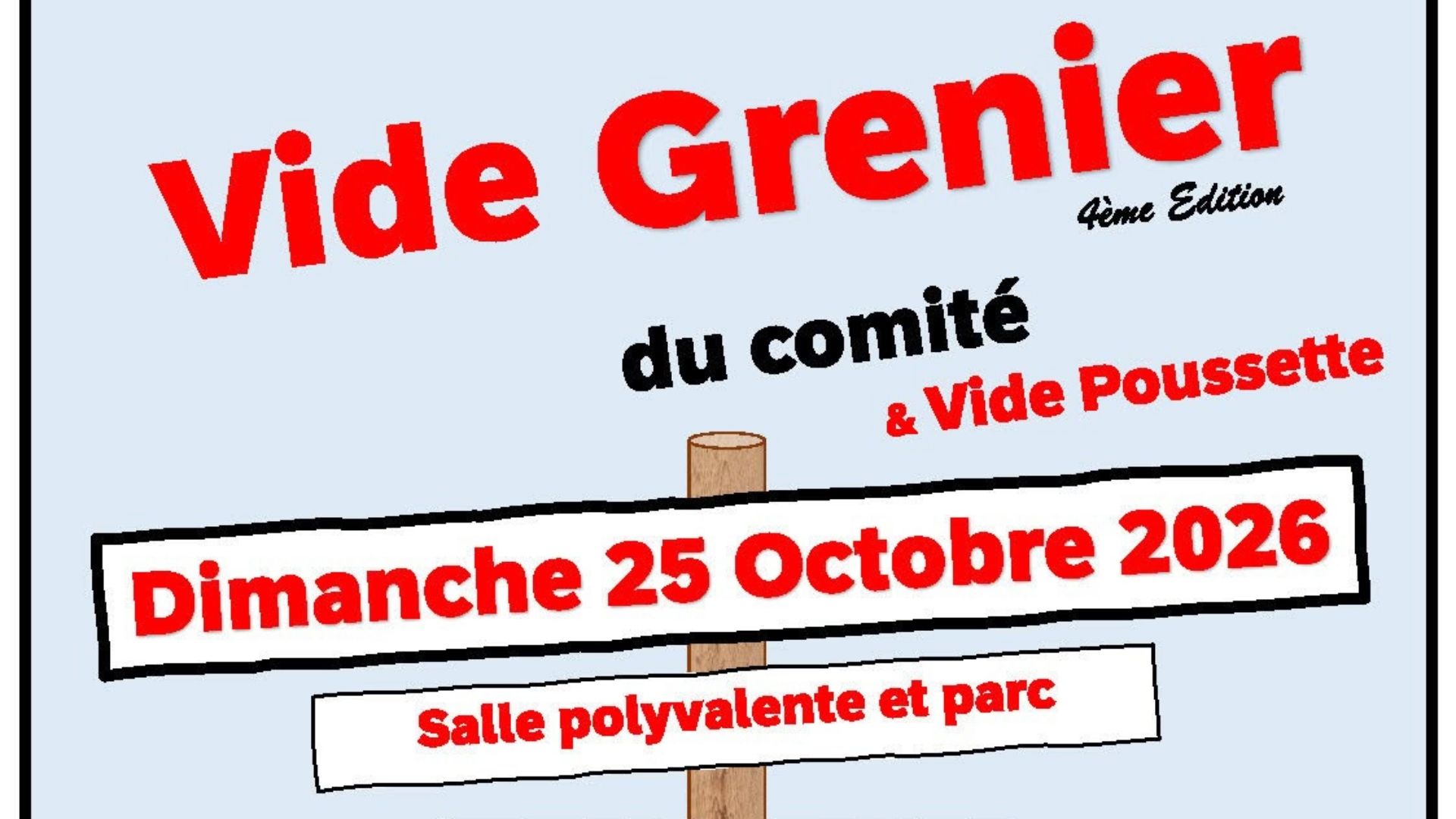 Photo de Vide grenier et Vide poussette