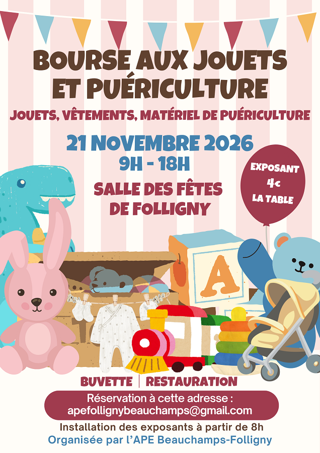 Photo de Bourse aux jouets et puériculture