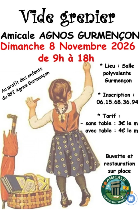 Photo de Vide grenier de l'Amicale Agnos Gurmençon