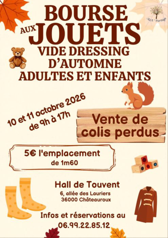 Photo de Bourse aux jouets, vide dressing enfants, adultes et vente de colis perdus
