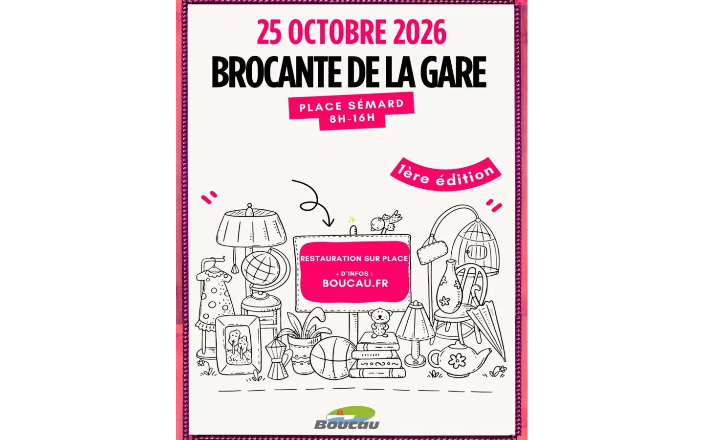 Photo de Brocante de la gare, 1ère édition