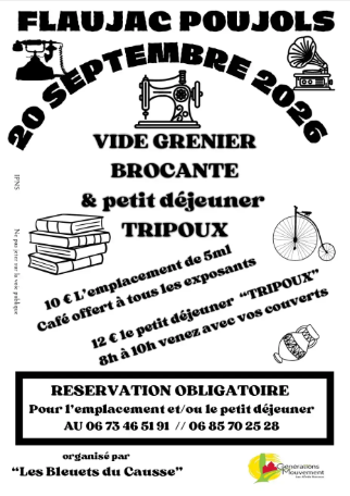 Photo de Vide-greniers et brocante des Bleuets du Causse
