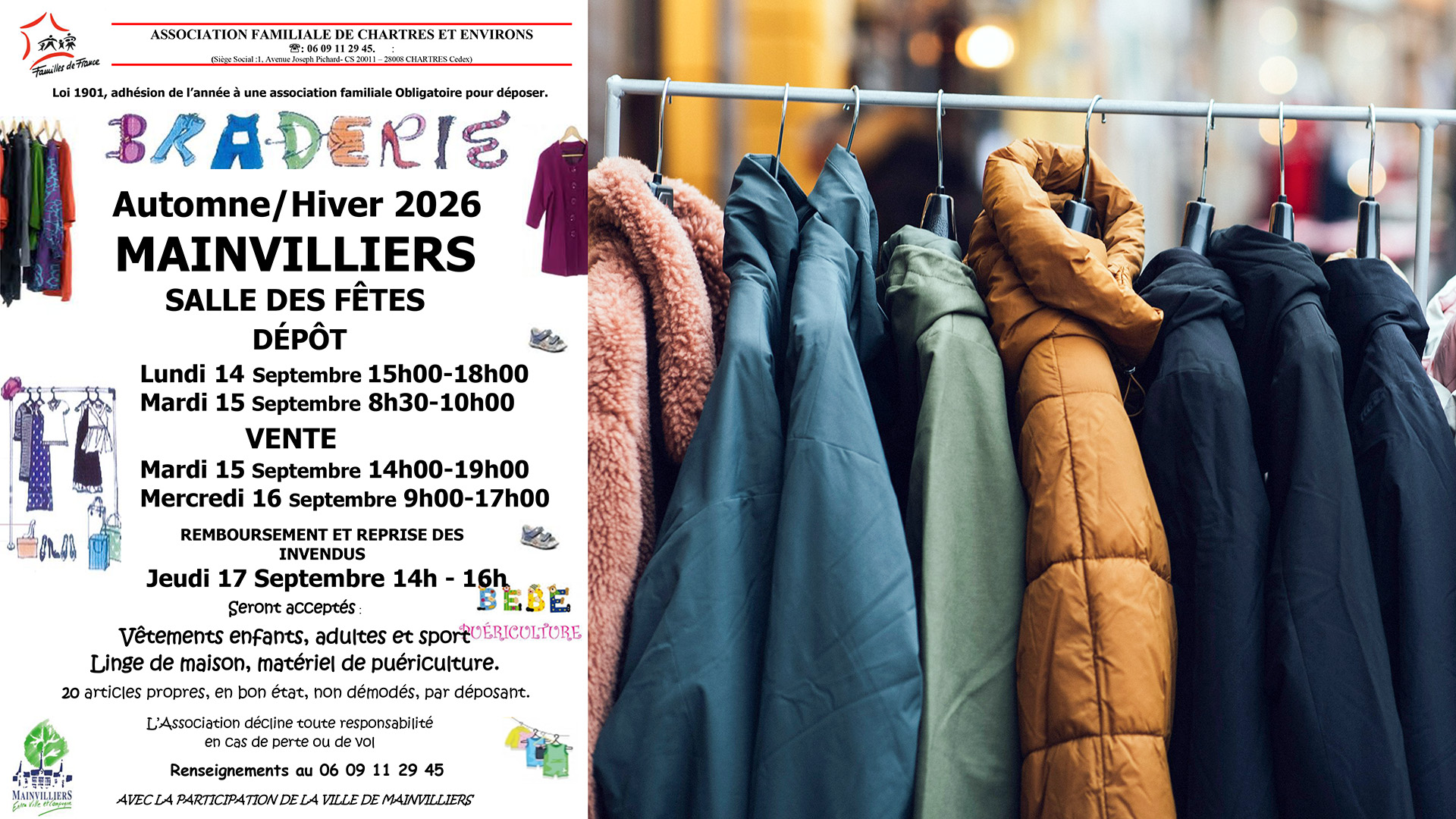 Photo de Bourse aux vêtements, braderie