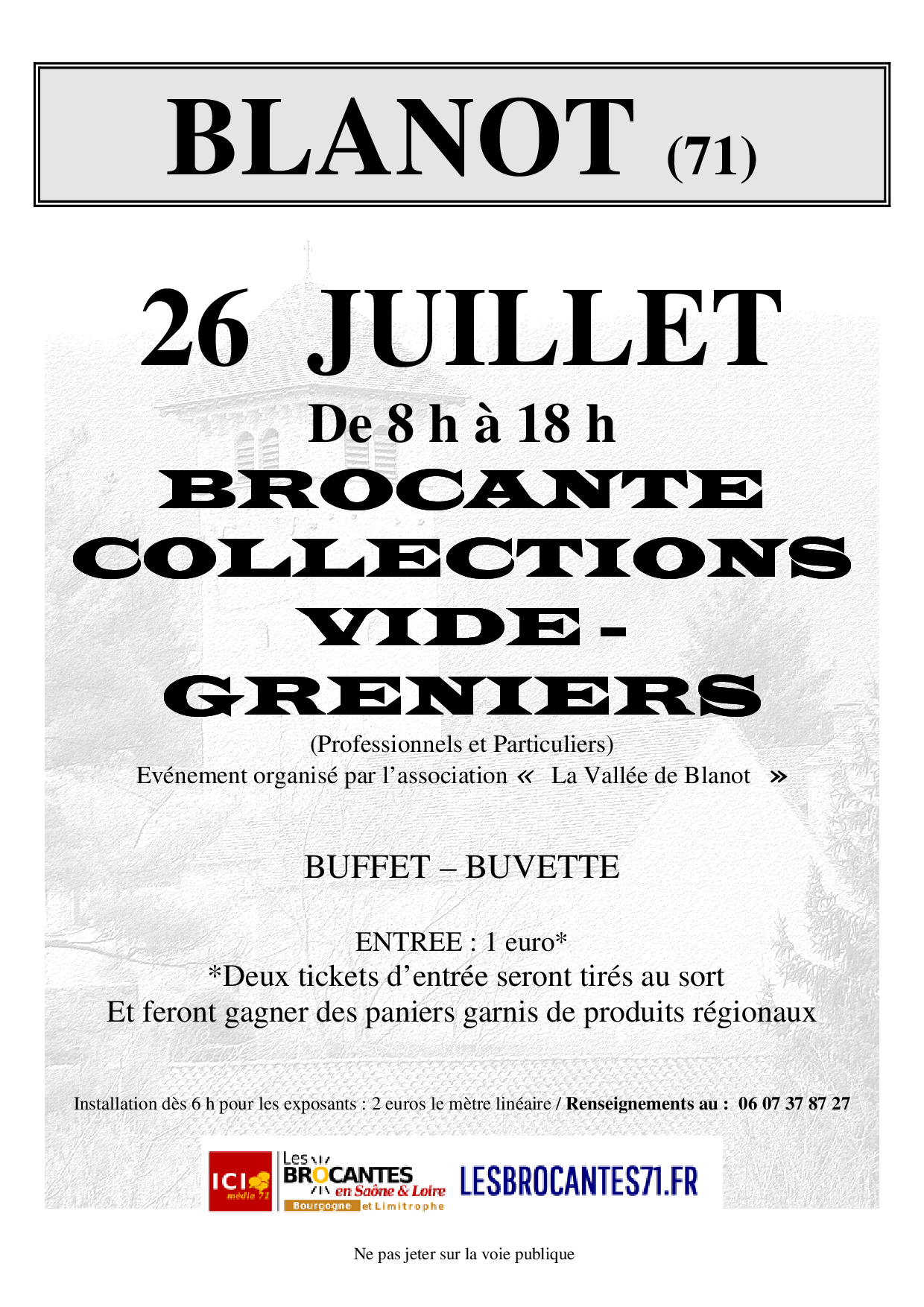 Photo de Brocante - Vide grenier - Salon antiquités de Blanot