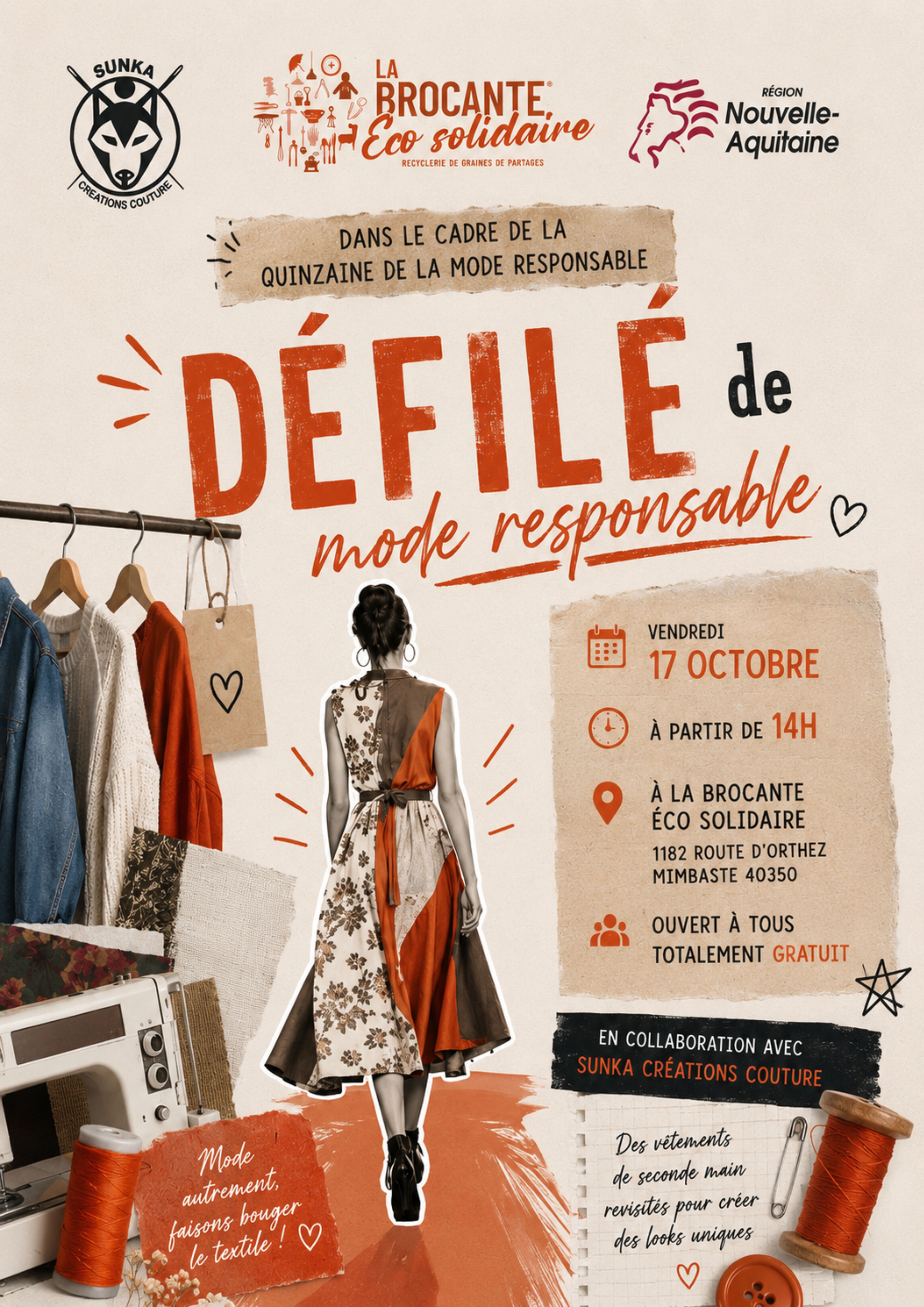 Photo de Atelier Transformation de textile - Défilé de mode