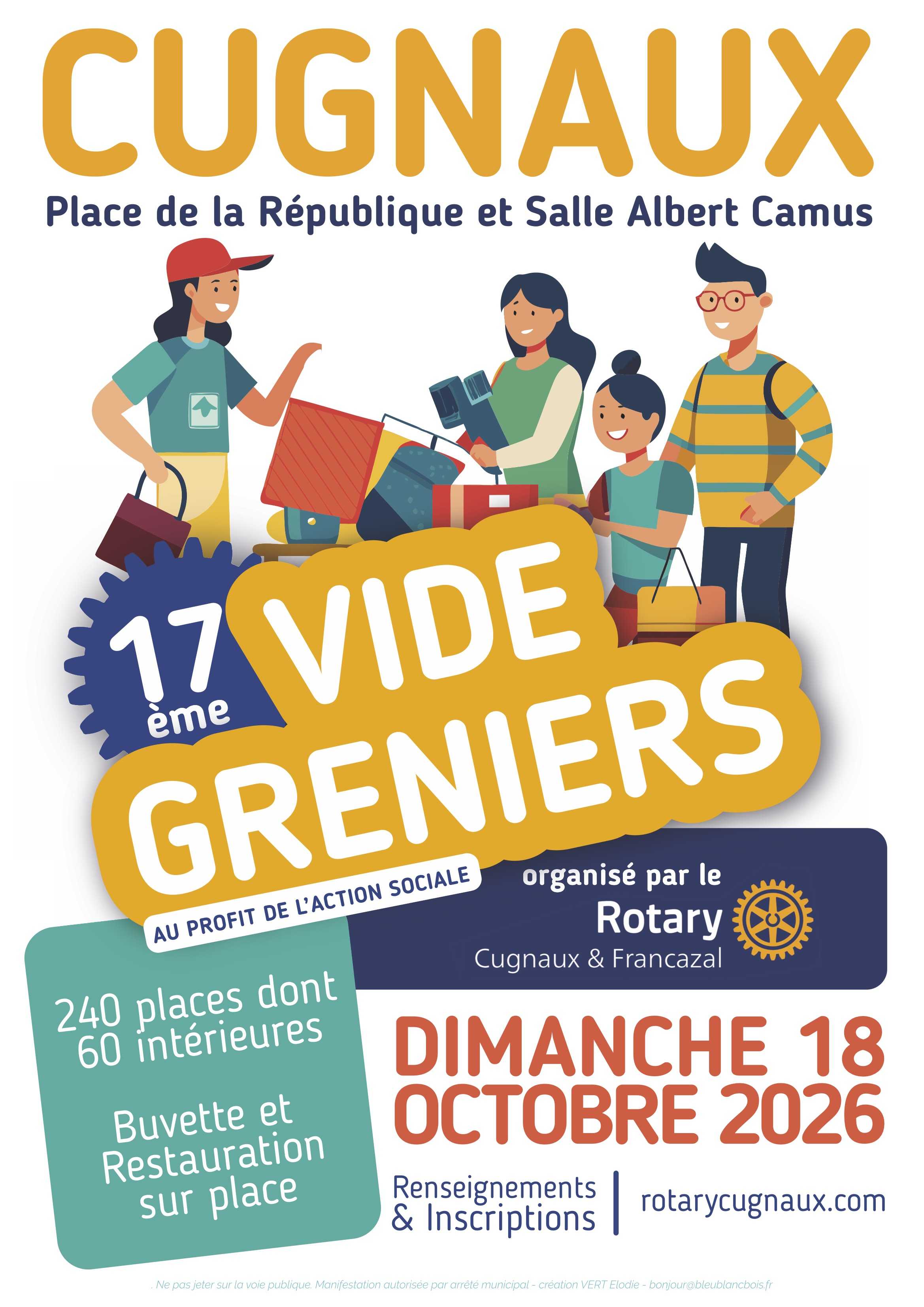 Photo de 17eme VIDE-GRENIERS DU ROTARY CLUB DE CUGNAUX