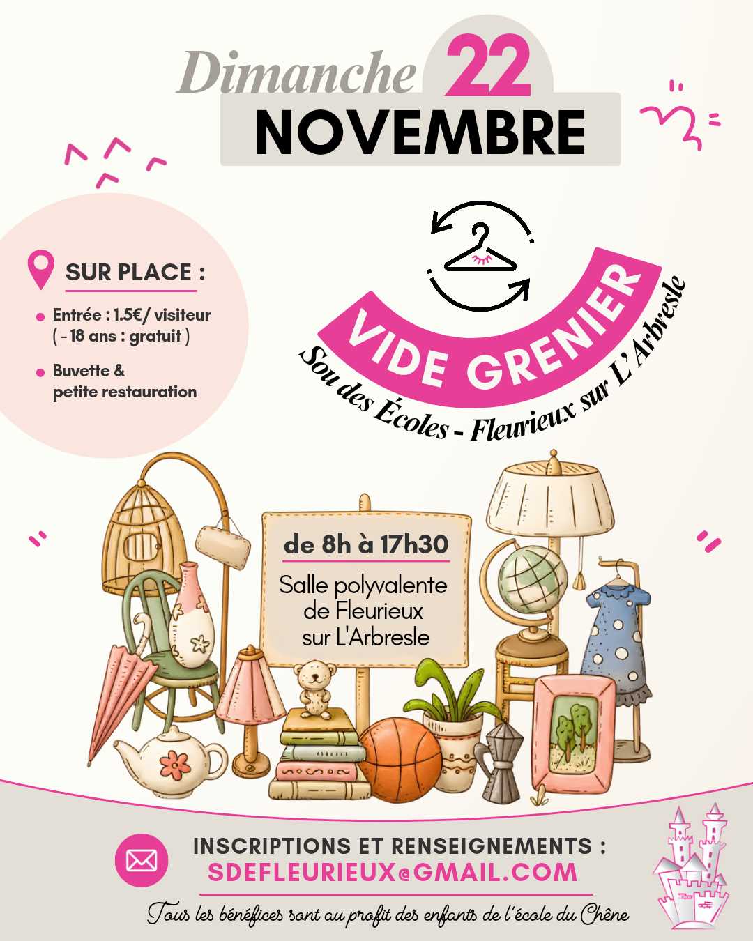 Photo de VIDE GRENIER DU SOU DES ECOLES DE FLEURIEUX SUR L ARBRESLE