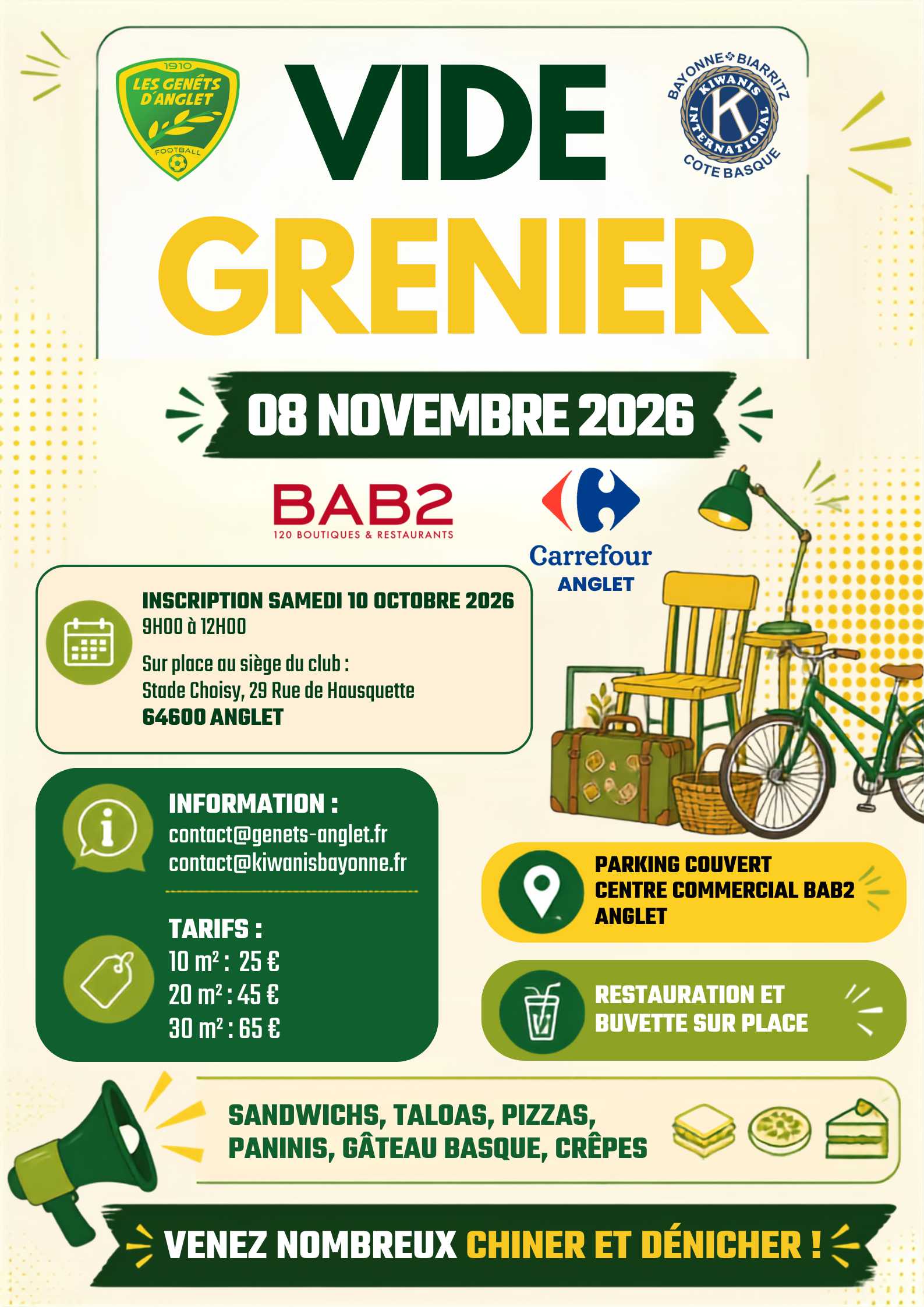 Photo de VIDE GRENIER PARKING COUVERT CENTRE COMMERCIAL BAB 2
